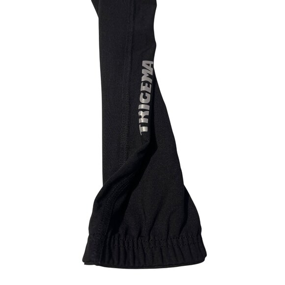 Trigema Mens Cycling Tights W/ Padded Seat Black Size L Polyester/Elastane Blend - Picture 4 of 6